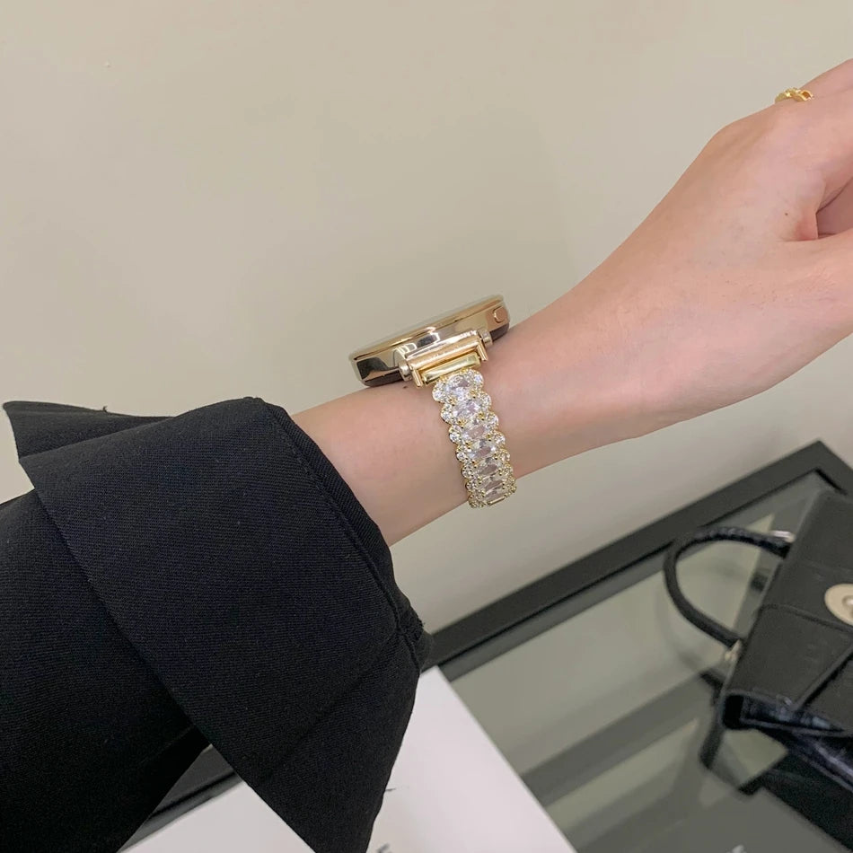 Dazzling Luxury Jewelry Band for Smartwatches | Elegant Women's Strap