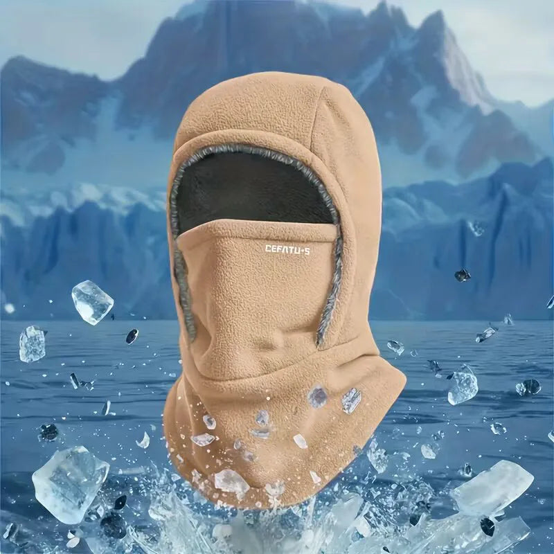 Unisex Fleece Balaclava Cycling Cap | Thick Warm Windproof Hood