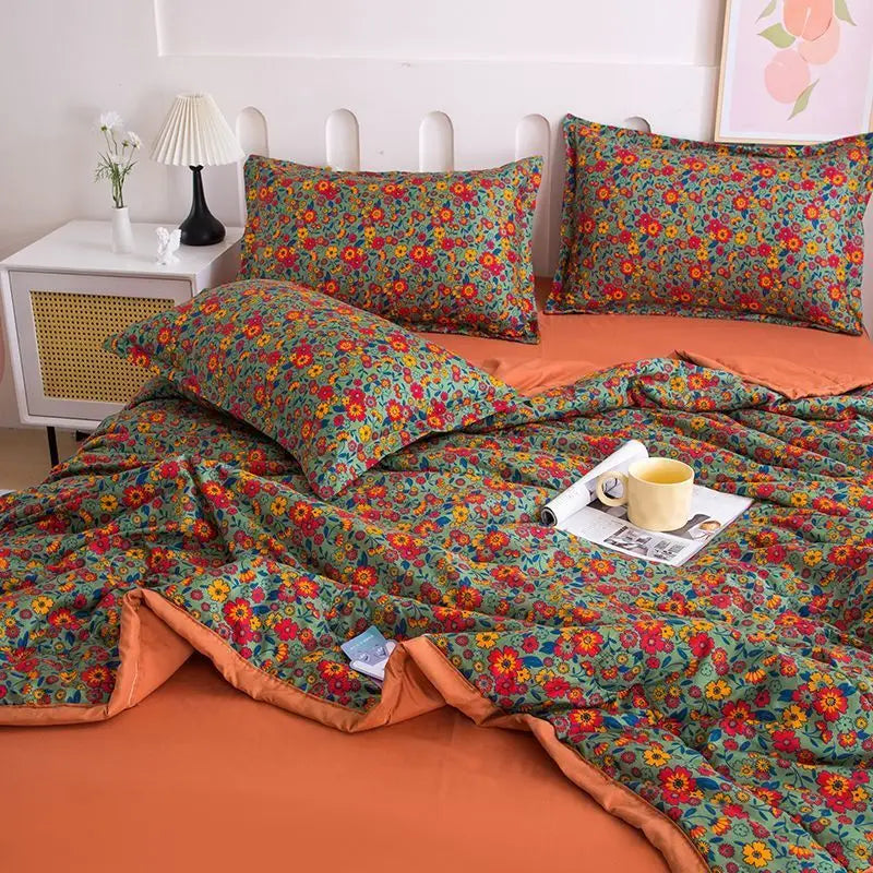 Comfortable Summer Cool Quilt Set | Lightweight Breathable Comforter