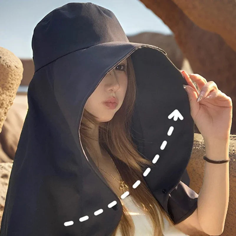 Summer Sun Hat for Outdoor Protection | Big Brim Bucket Hat