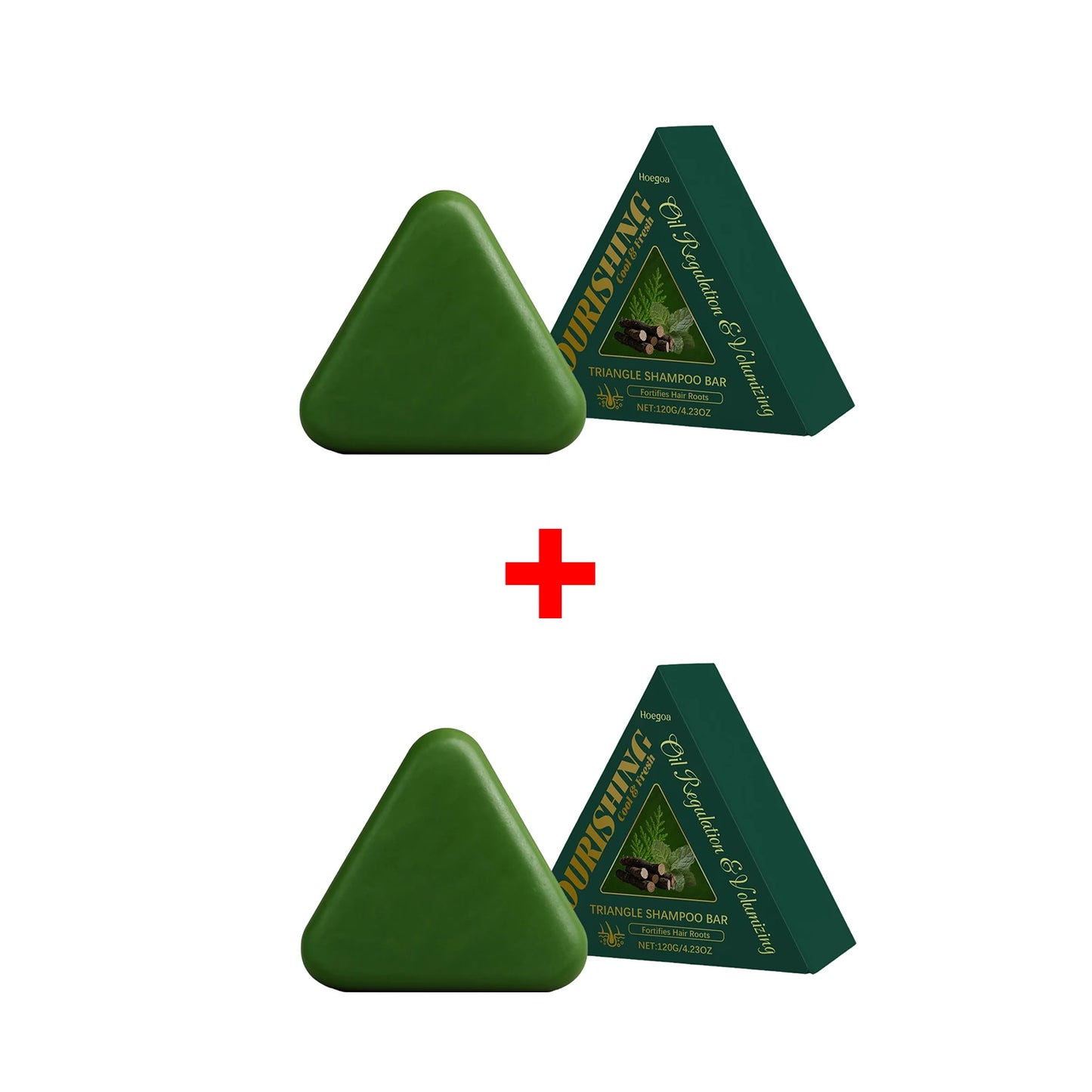 Nature Triangle Shampoo Bar | Refreshing Scalp Care & Oil Control