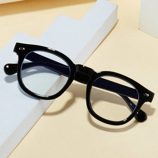 Men's Retro Round Frame Glasses | Trendy Ultra-Light Design