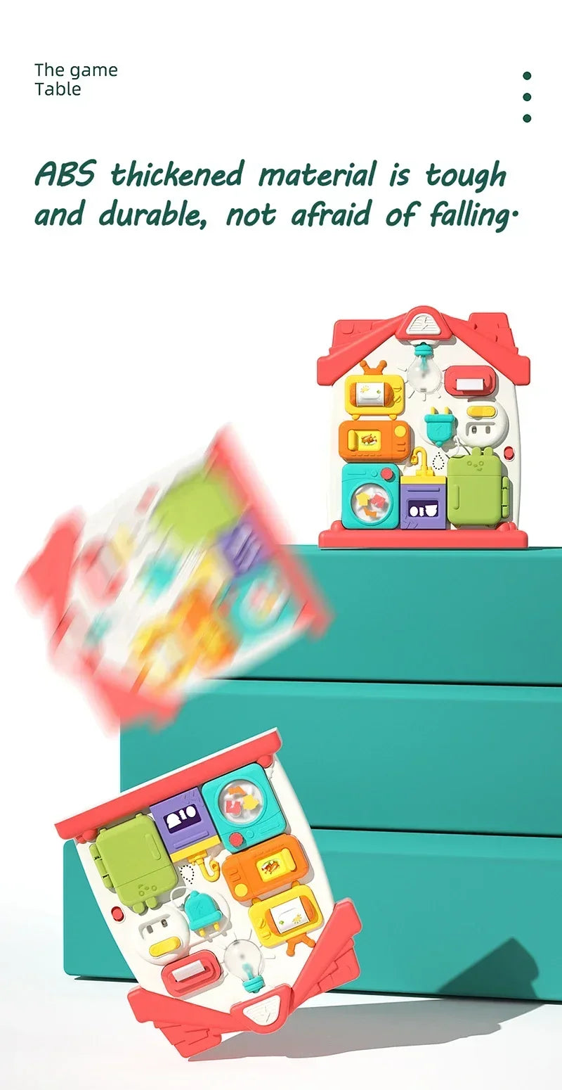 Montessori Sensory Busy Board Toy for Toddlers | Learning Fun