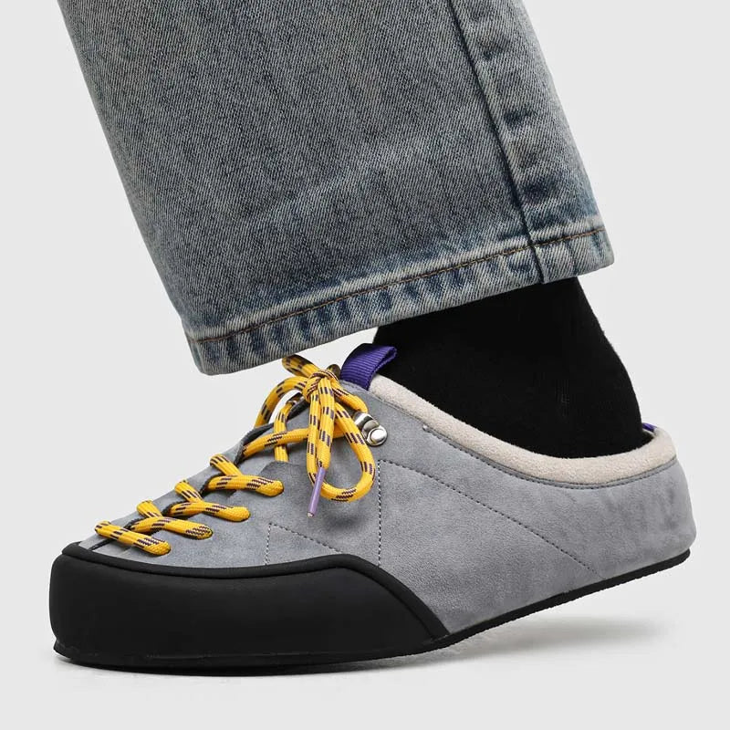 Men's Suede Sandals | Retro Stylish Slingback Walking Shoes