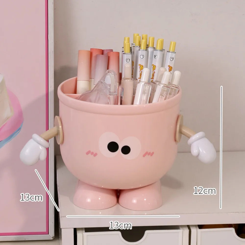 Cute Pencil Holder Rack | Creative Desk Organizer for Students