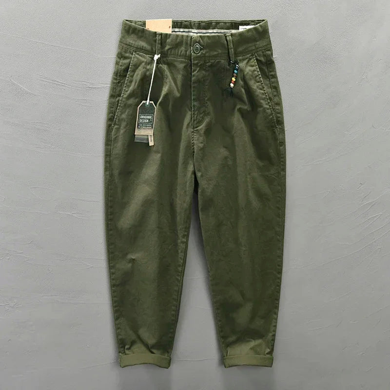 Casual Loose Fit Cotton Cargo Pants for Men | Versatile Style