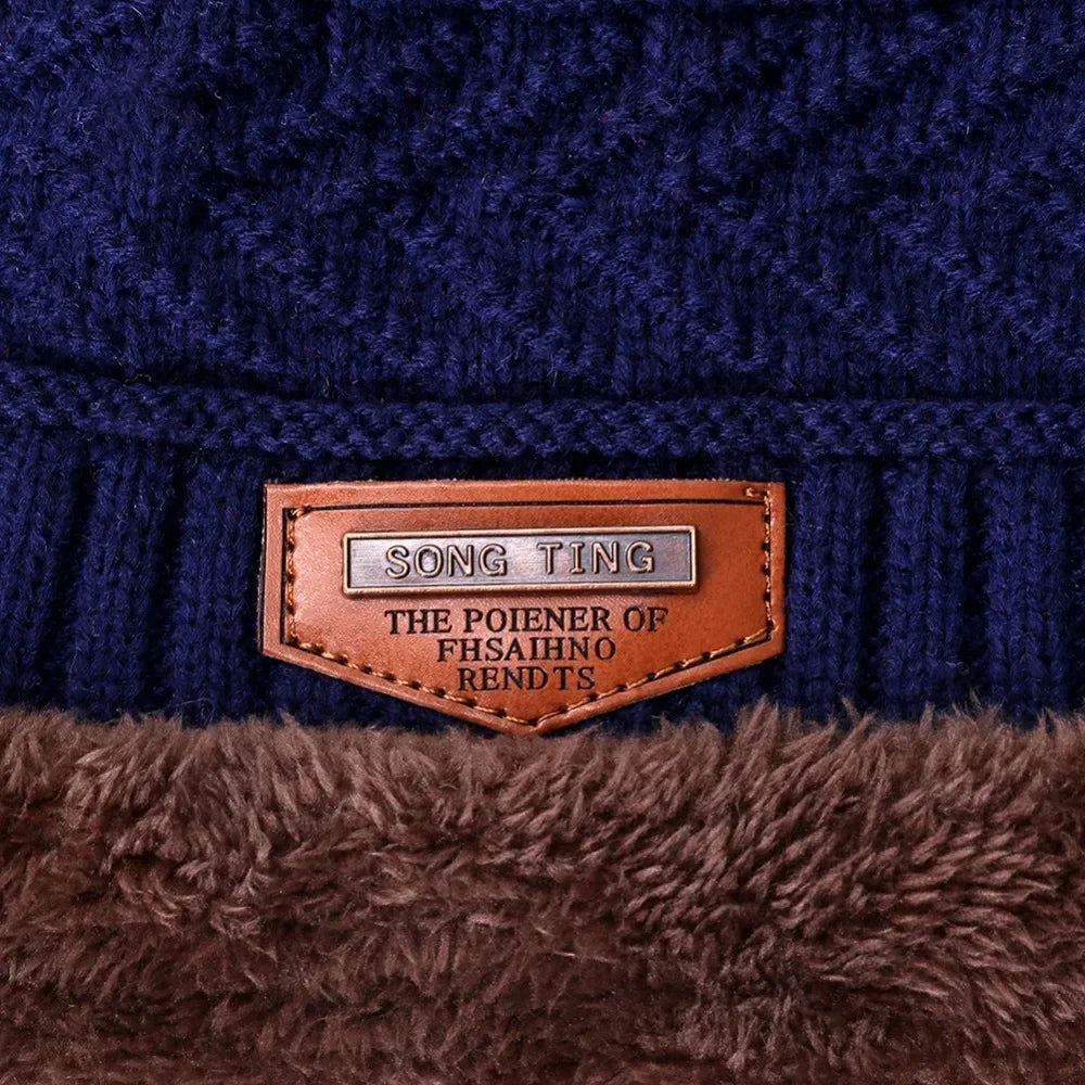 Unisex Thick Fur Lined Beanie Hat | Stylish Warm Winter Cap