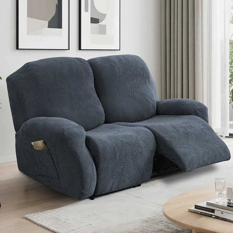Elegant Stretch Jacquard Recliner Sofa Covers for Cozy Living Rooms