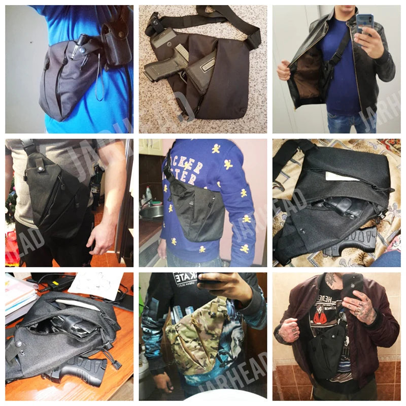 Multifunctional Concealed Tactical Storage Gun Bag | Anti-Theft Design