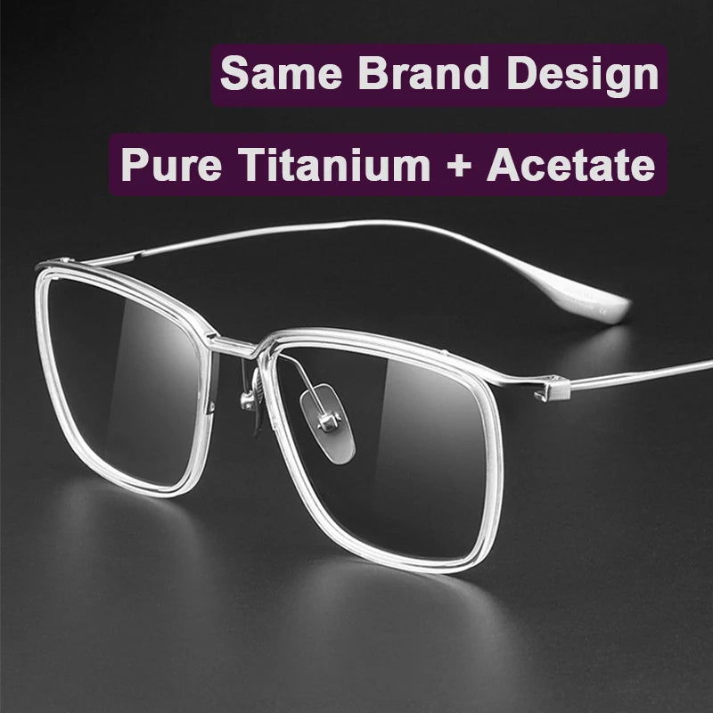 Ultra-light Luxury Business Glasses | Stylish Titanium Eyewear