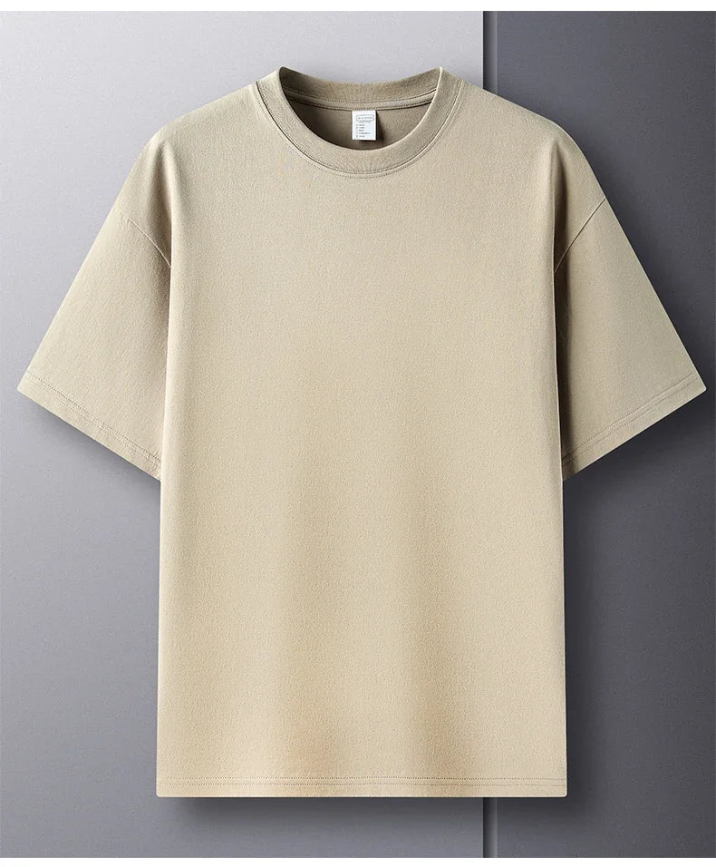 Men's Breathable Cotton Summer T-Shirt | Fashionable Short Sleeve Top