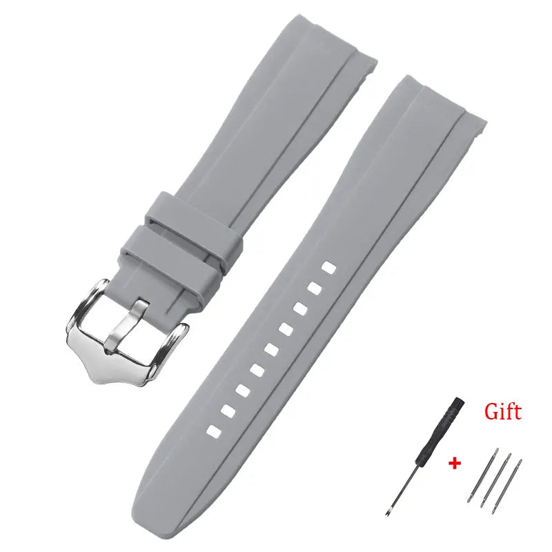 High Quality Silicone Watch Band | 20mm & 22mm Waterproof Straps