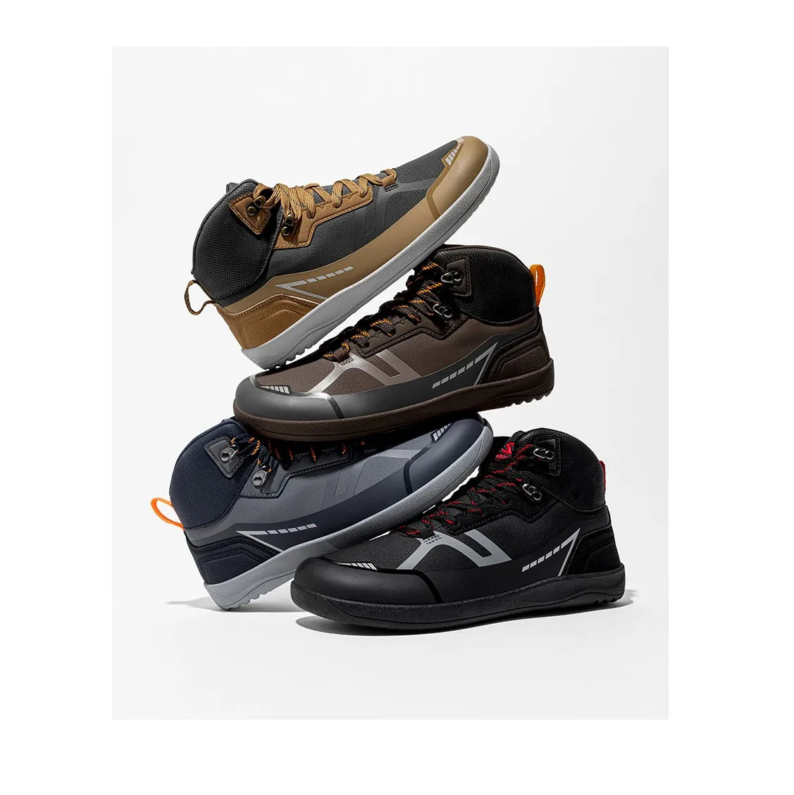 Unisex Mid Top Barefoot Hiking Shoes | Comfortable Trail Boots