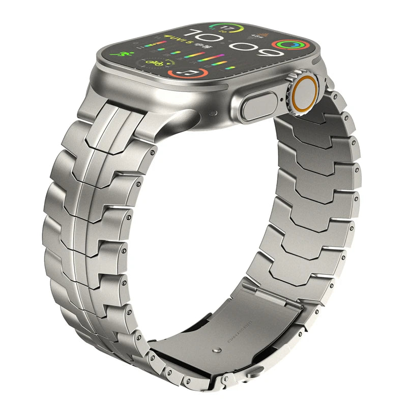 Titanium Color Metal Strap for Apple Watch | Premium Quality Band