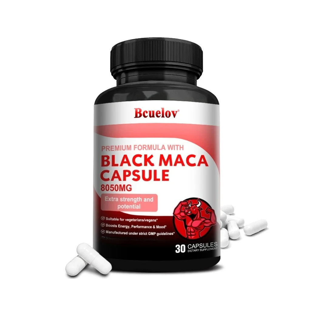 Powerful Maca Supplement for Energy & Endurance | Vegan Capsules