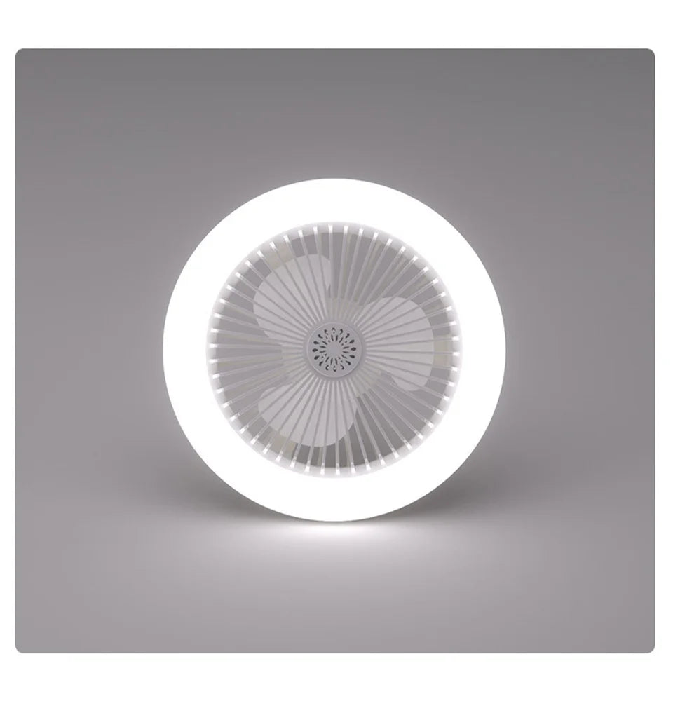 2 In 1 Adjustable Ceiling Fan Lamp | Modern Dimmable Light