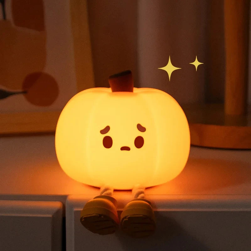 Luz nocturna LED recargable de animales para habitaciones infantiles | Acogedora y bonita