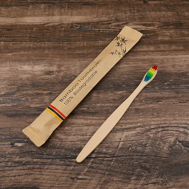 Eco-Friendly Bamboo Toothbrushes - Sustainable Oral Care Set