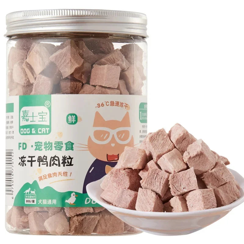 Freeze-Dried Pet Snacks | Premium Chicken, Duck & Beef Treats