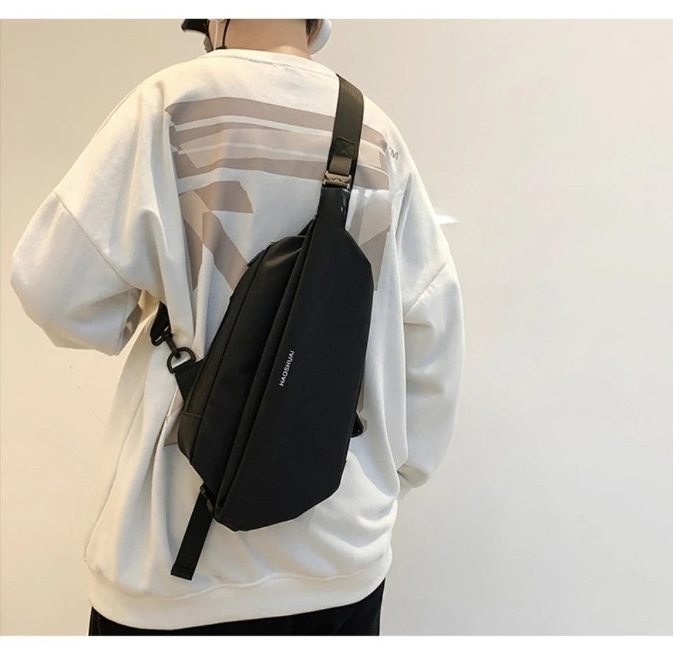 Men's Waterproof Crossbody Bag | Stylish Casual Shoulder Bag