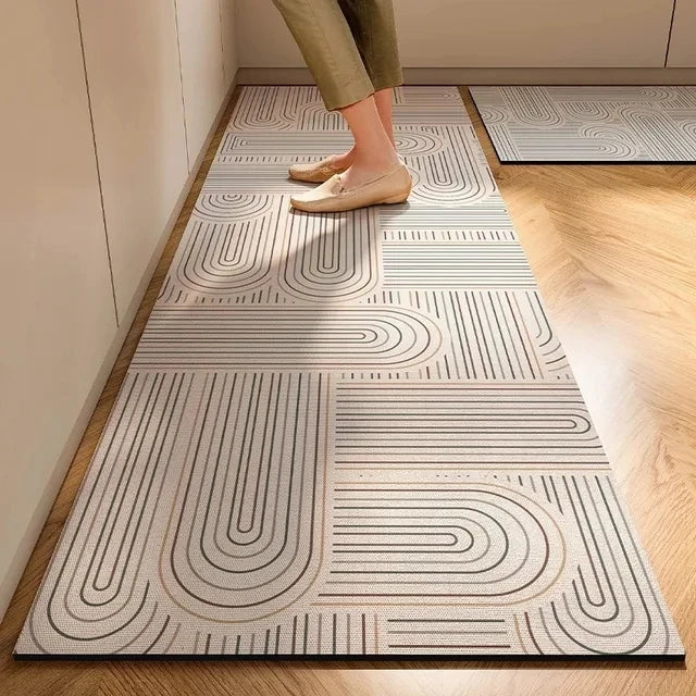 Soft Japanese Style Diatomite Floor Mat | Super Absorbent & Anti-Slip