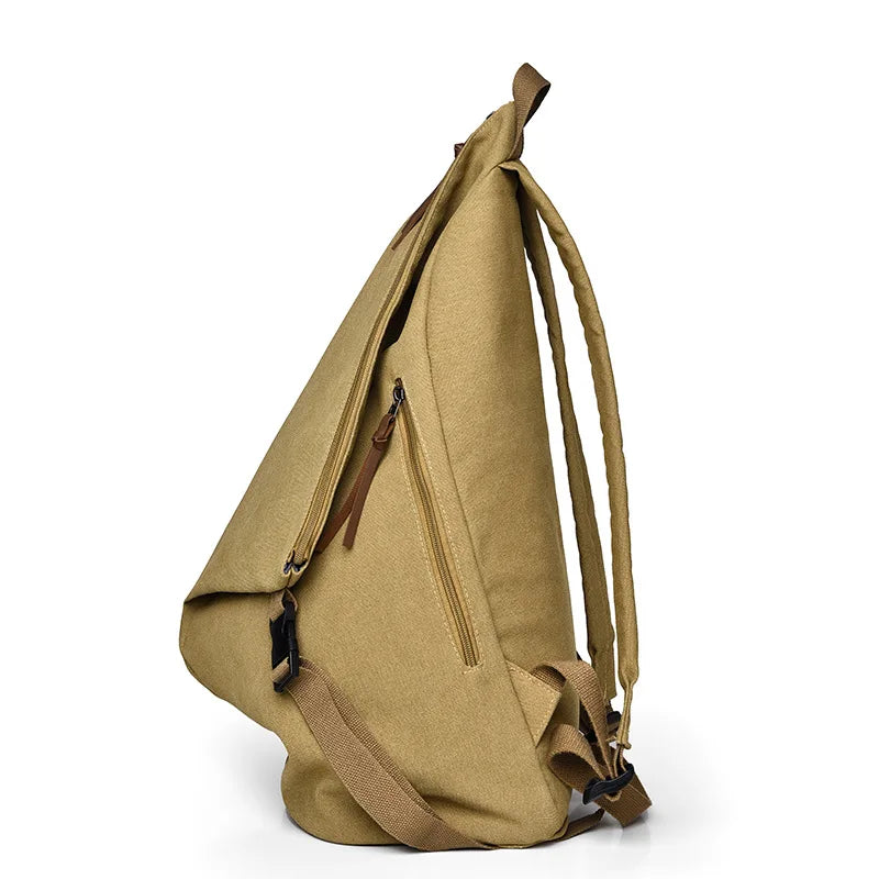 Large Capacity Canvas Backpack for Travel & Commute | Stylish & Versatile
