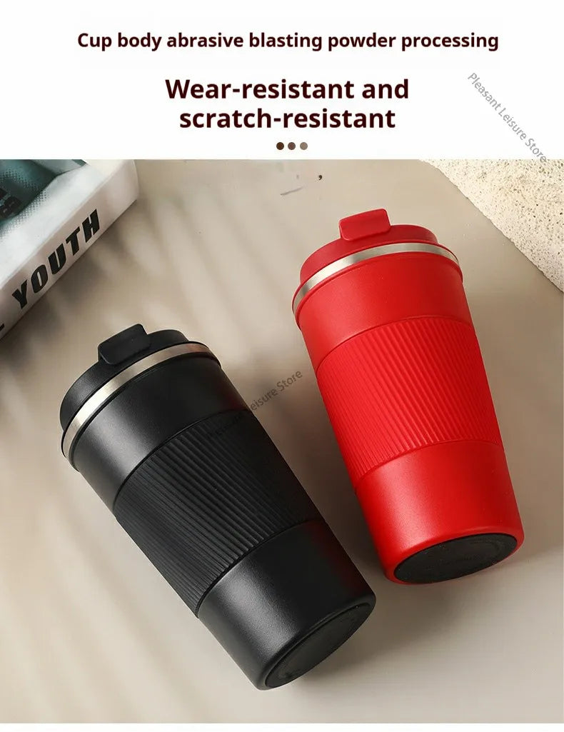 380/510ML Stainless Steel Thermal Mug | Insulated Coffee Tumbler