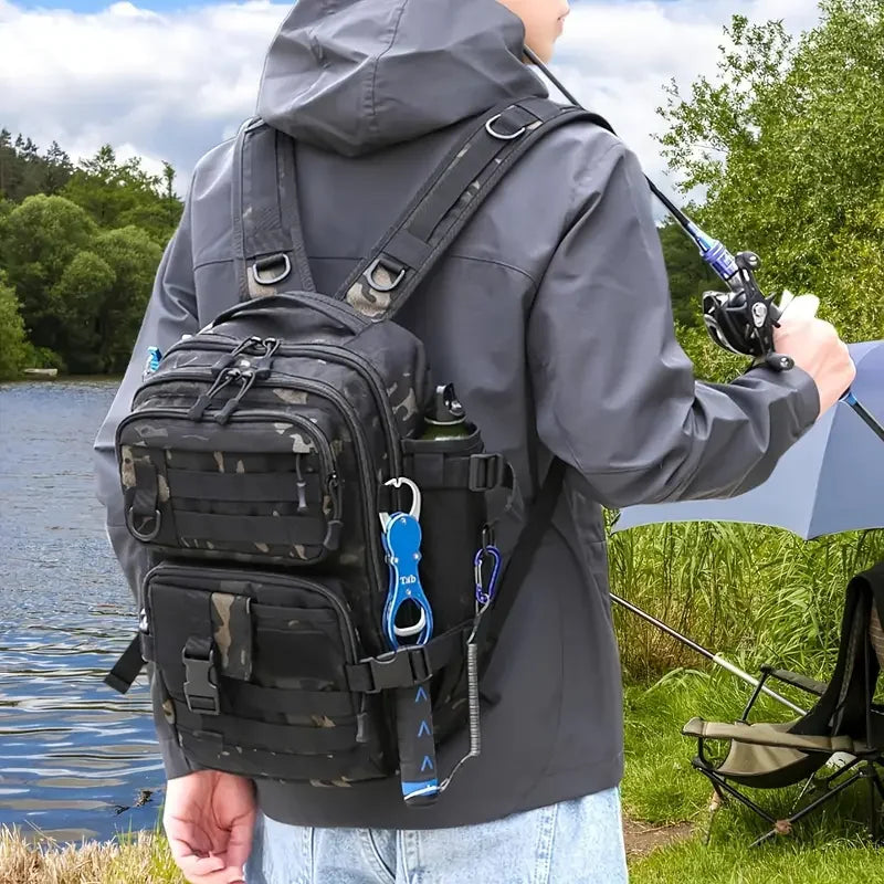 Waterproof Fishing Backpack | Versatile Tackle Storage Bag