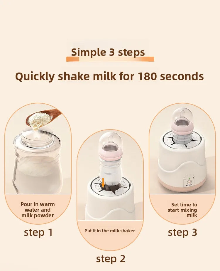 Automatic Milk Powder Mixer | Easy Baby Formula Shaker