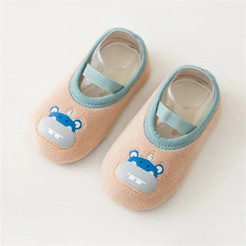 Newborn Anti-Slip Cartoon Shoes | Warm Winter Indoor Slippers