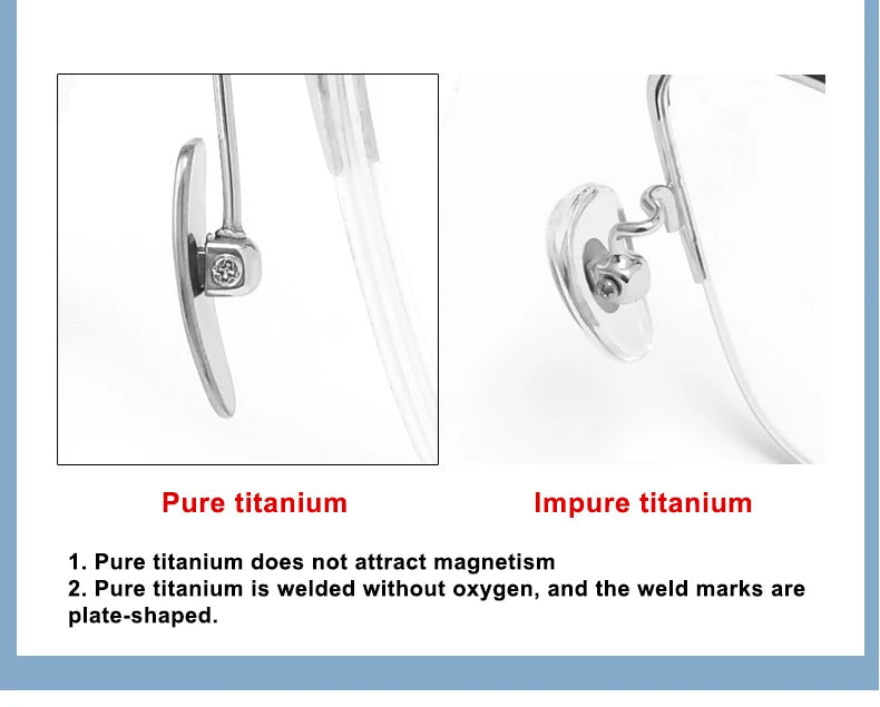 Ultra-light Luxury Business Glasses | Stylish Titanium Eyewear