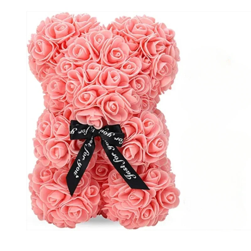 Artificial Flower Eternity Rose Teddy Bear | Perfect Gift for Moms
