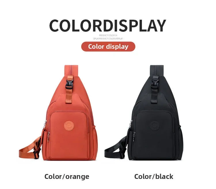 Casual Multi-Functional Nylon Chest Bag | Stylish and Practical