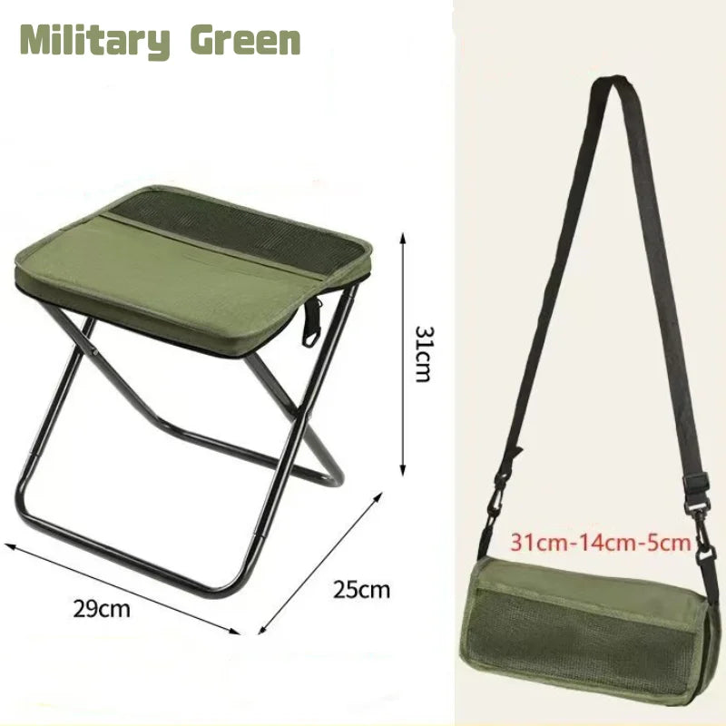 Lightweight Portable Foldable Backpack Chair for Outdoor Adventures