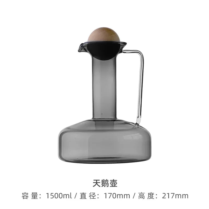 1500ml Nordic High-Temperature Glass Kettle | Creative Juice Set