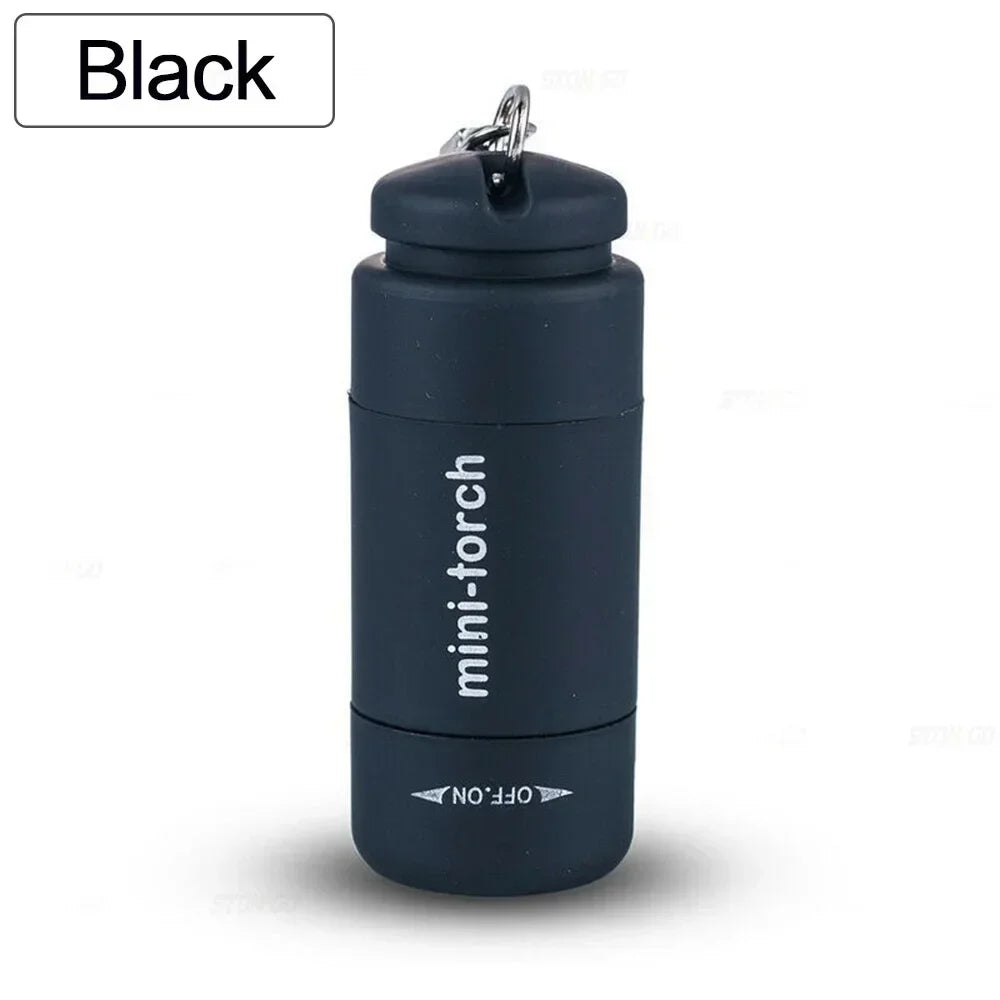Waterproof Mini Keychain Flashlight | USB Rechargeable LED Light