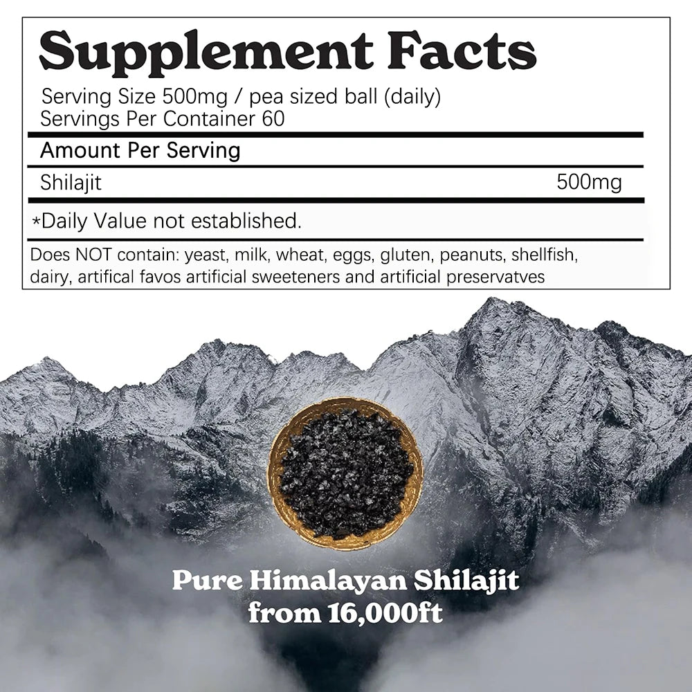 Pure Himalayan Organic Shilajit Resin | Boost Energy & Immunity