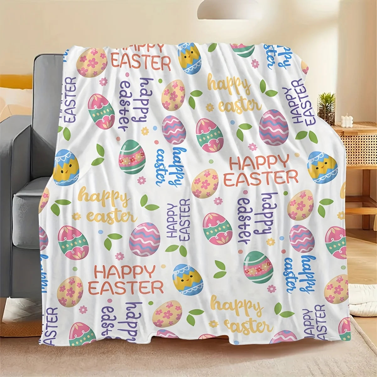 Easter Decorative Blanket | Soft Throw for Home & Gifts