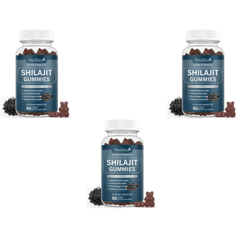 Pure Organic Shilajit Gummies for Energy & Immune Support