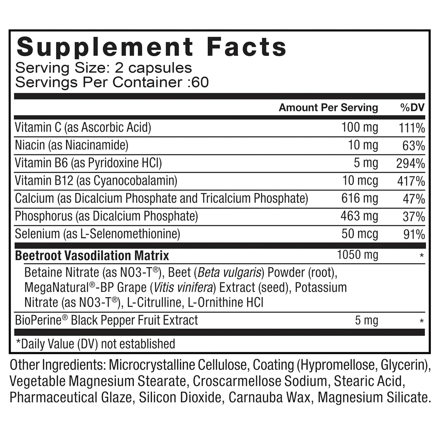 Beetroot Capsules for Heart Health & Blood Circulation Support