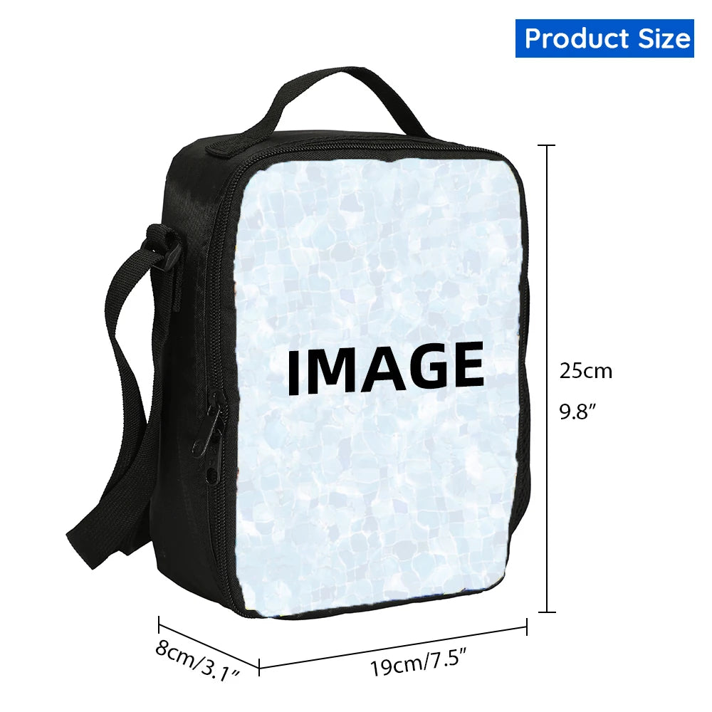 3pcs Cartoon Number Print Backpack Set | Lightweight School Bags