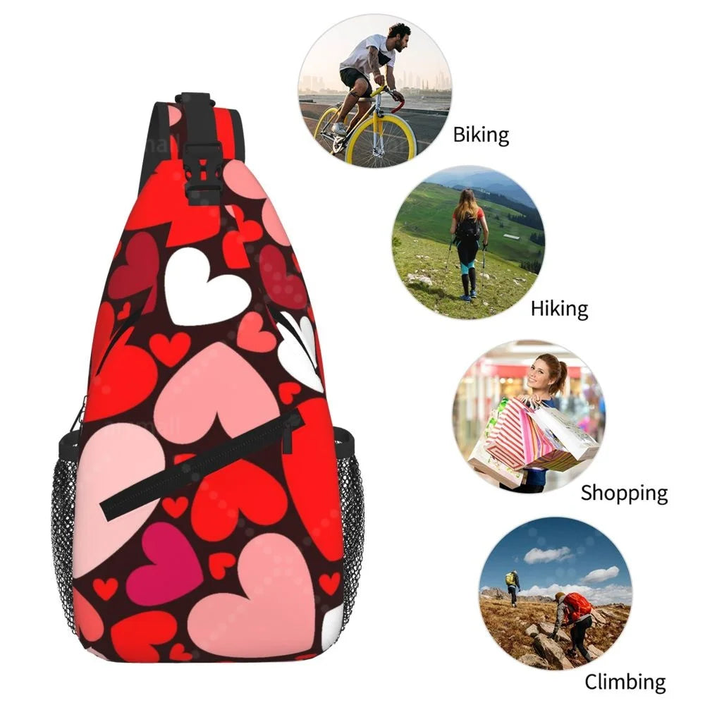 Lightweight Crossbody Sling Bag for Travel & Outdoor Activities