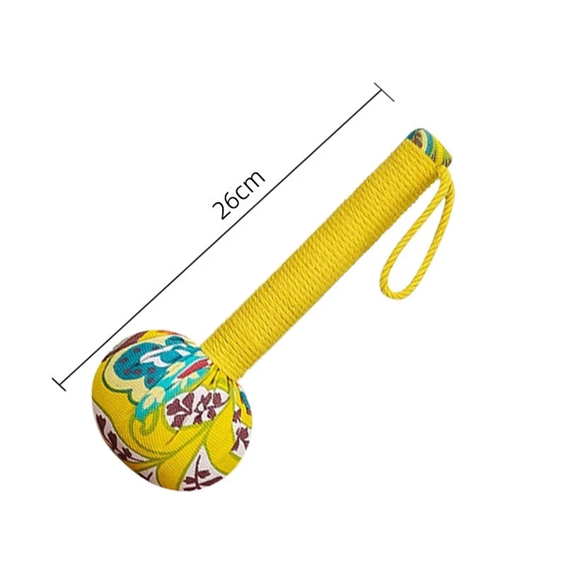 Long-Handled Wormwood Massage Hammer | Lymphatic Drainage Tool
