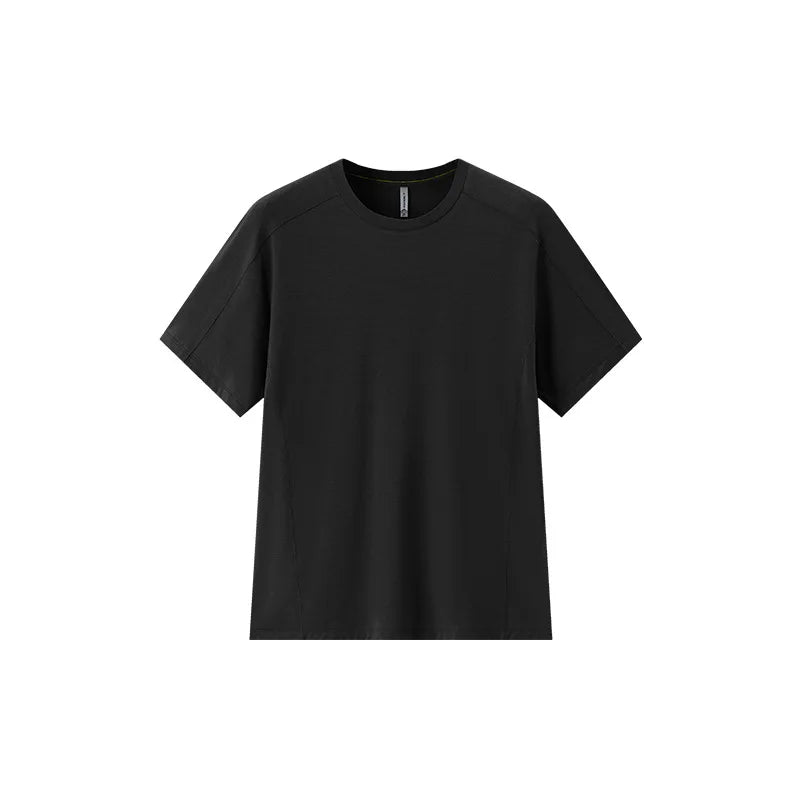 New Zealand Merino Wool T-Shirt Mens Summer Quick Dry Moisture Wicking Breathable Athletic Hiking Camping Gym Short Sleeve