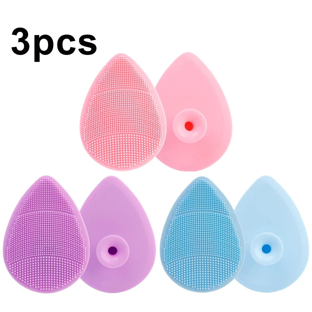 Soft Silicone Face Cleansing Brush | Gentle Skin Massager