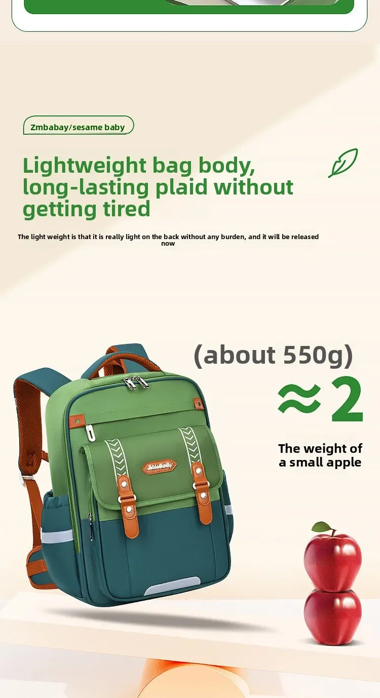 Waterproof Boys Spine Protection Schoolbag | Large Capacity Kids Bag