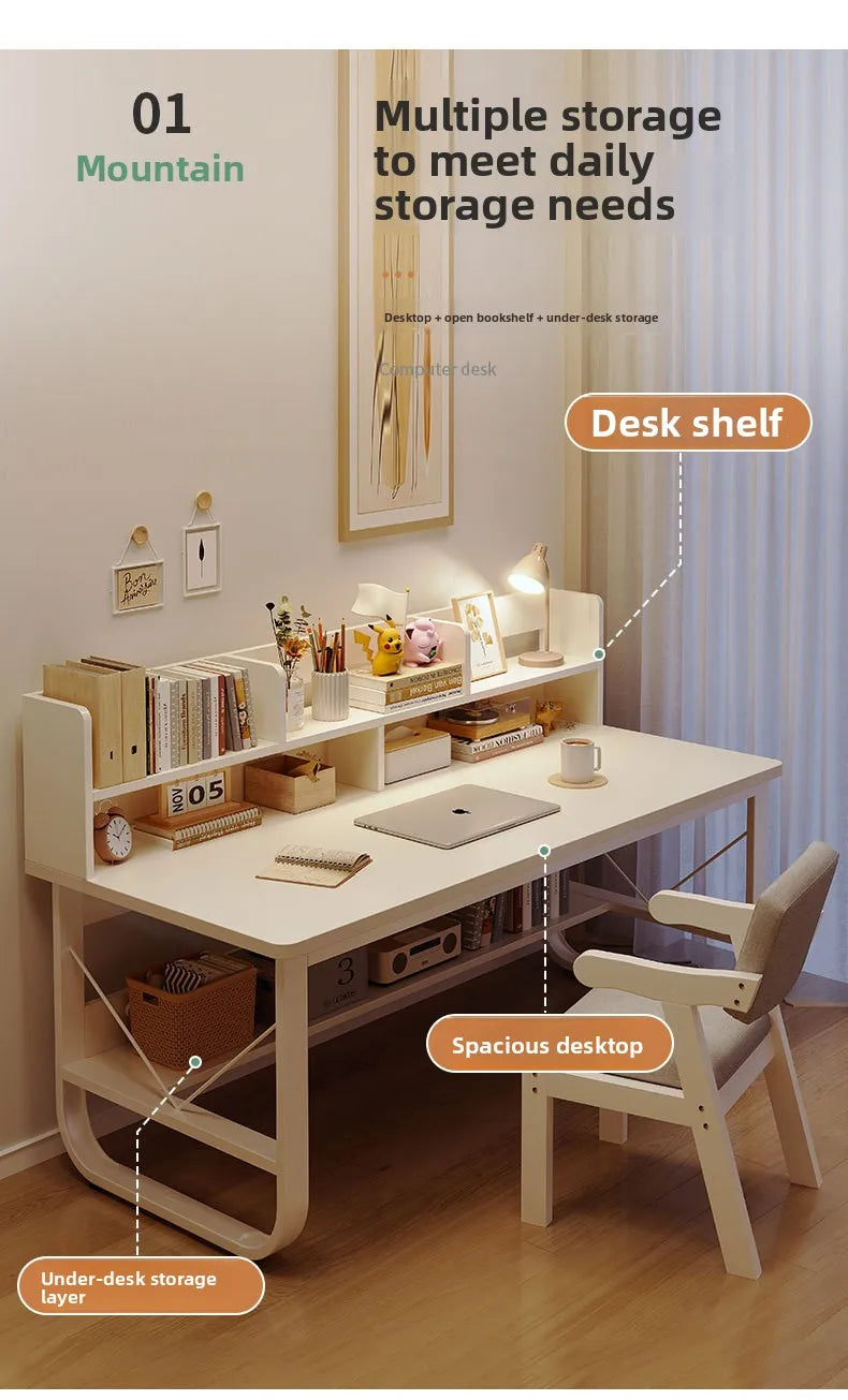 Simple and Stylish Desktop Computer Desk for Home Office