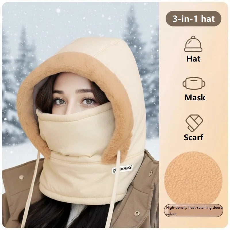 Unisex Winter Thermal Balaclava | Windproof Face & Neck Warmer