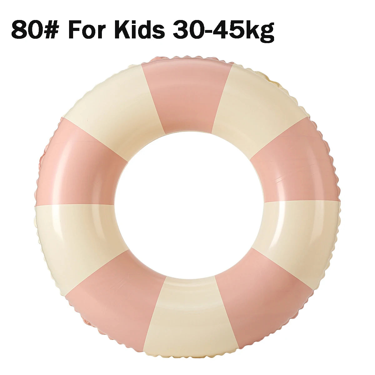Inflatable Vintage Striped Pool Float | Stylish Swim Tube for All