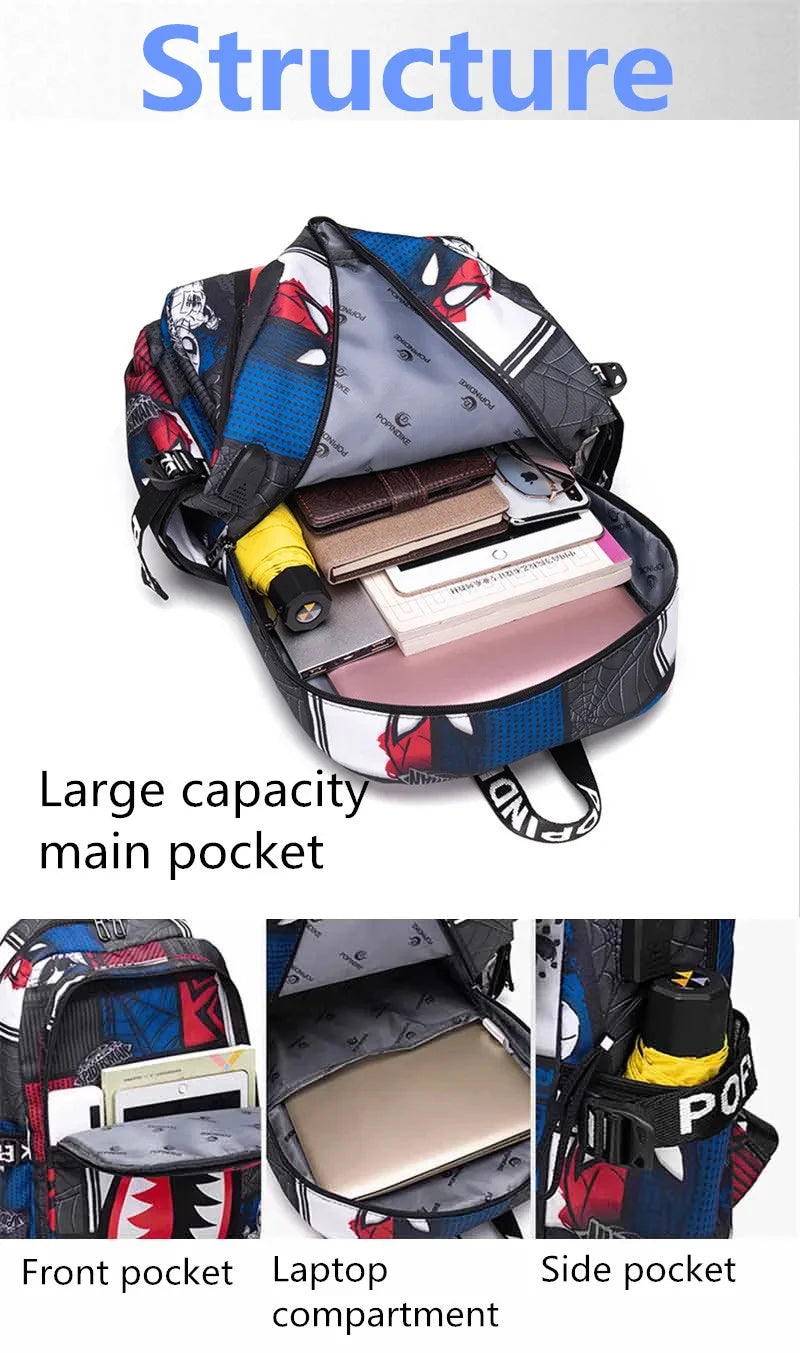 Anti-Theft Waterproof Backpack for Men & Women | Casual Travel Rucksack